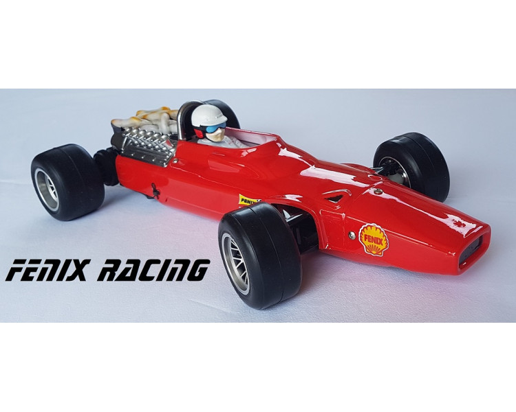 FENIX CLASSIQUE TYPE 2 FERRARI CARROZZERIA TRASPARENTE CON DECALS FENIX CLASSIQUE TYPE 2 FERRARI CARROZZERIA TRASPARENTE CON DECALS