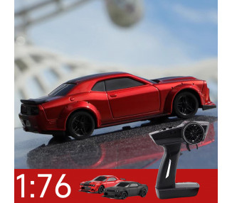 MICRO AUTO MUSCLE CAR RC 1/76 RTR 2,4GHZ COLORI VARI