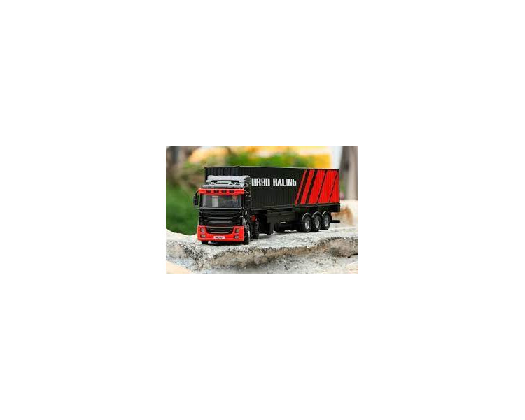 Semi-remorque Transporteur Solido - Échelle 1:24 - Noir - Modèle Neuf