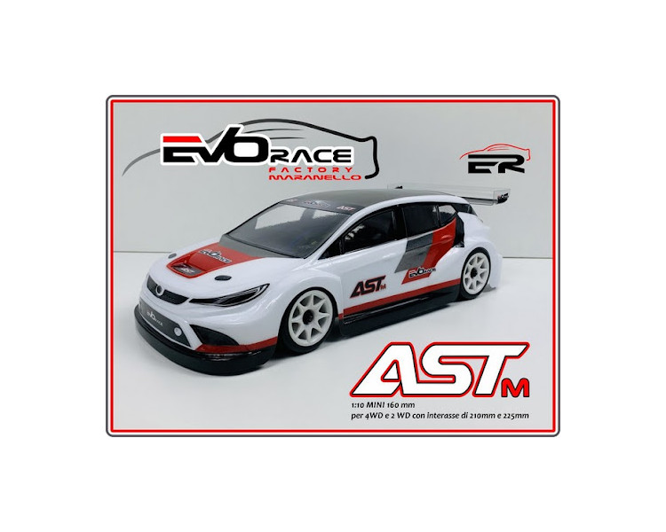 CARROZZERIA EVO RACE AST-M M-CHASSIS 210-225 1/10 CARROZZERIA EVO RACE AST-M M-CHASSIS 210-225 1/10
