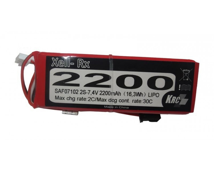 PACCO BATTERIE LIPO 7,4V 2200MHA 30C TX/RX UNI PACCO BATTERIE LIPO 7,4V 2200MHA 30C TX/RX UNI