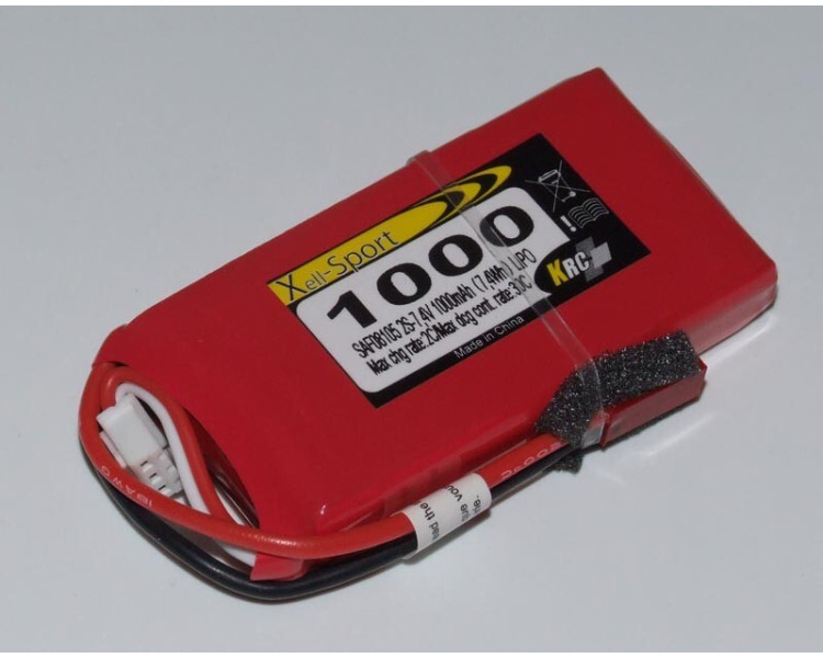 PACCO BATTERIE LIPO 7,4V 1000MHA 30C