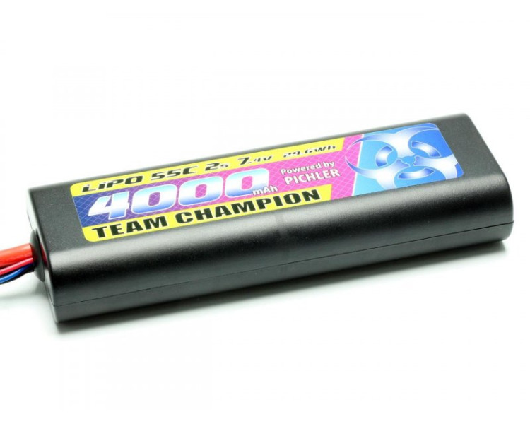 PACCO BATTERIE LIPO 7.4V 4000MHA 45C HARD CASE