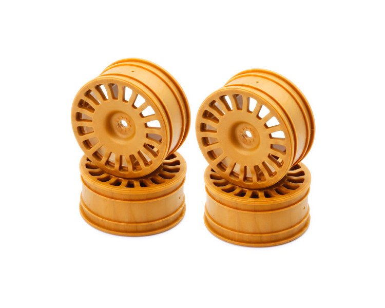 LC RACING CERCHI ORO 18 RAZZE 25MM 1/10 ESAGONO 12MM (4) LC RACING CERCHI ORO 18 RAZZE 25MM 1/10 ESAGONO 12MM (4)