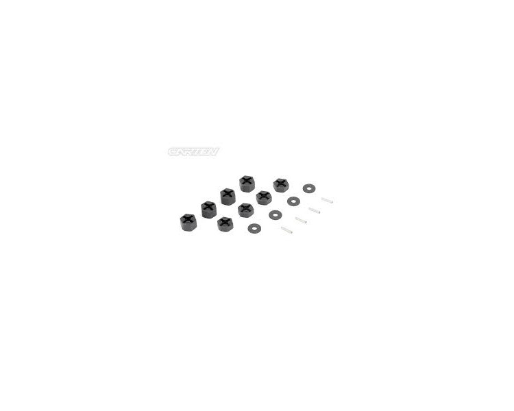 CARTEN SET ESAGONI RUOTE 12MM (5MM-8MM)