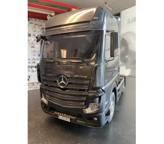 MOTRICE 1/14 MERCEDES ACTROS  2 ASSI  MONTATO E VERNICIATO NERO