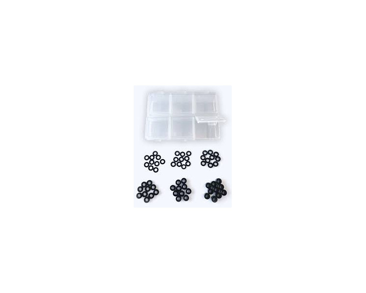 SET RONDELLE ALLUMINIO 3X6X0,25-0,5-1-1,5-2-3MM (10X)