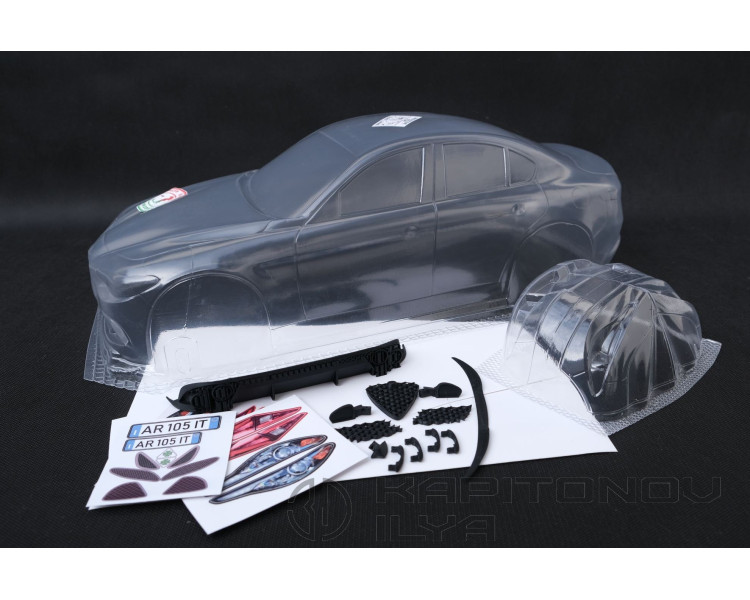 CARROZZERIA 3DMSK GIULIA ROCKET BUNNY 190/200MM DRIFT 1/10 CARROZZERIA 3DMSK GIULIA ROCKET BUNNY 190/200MM DRIFT 1/10