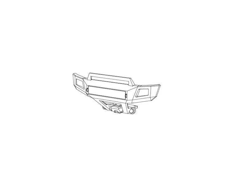HYPER GO 1/16 BUMPER ANTERIORE CON LED