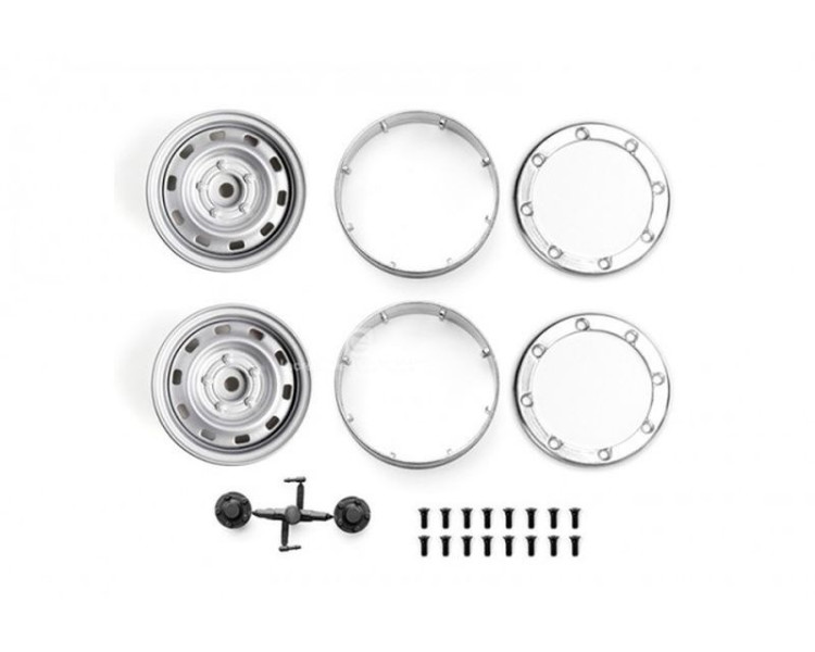CERCHIONE IN METALLO PESANTE SILVER SCALER CRAWLER 1.9 CERCHIONE IN METALLO PESANTE SILVER SCALER CRAWLER 1.9