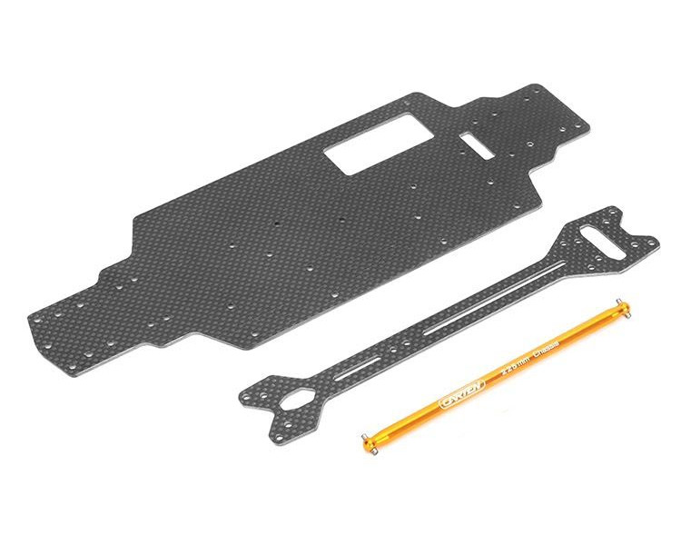 KIT TELAIO DA 225MM. CON UPPER DECK IN CARBONIO E CARDANO CENTRALE KIT TELAIO DA 225MM. CON UPPER DECK IN CARBONIO E CARDANO CENTRALE