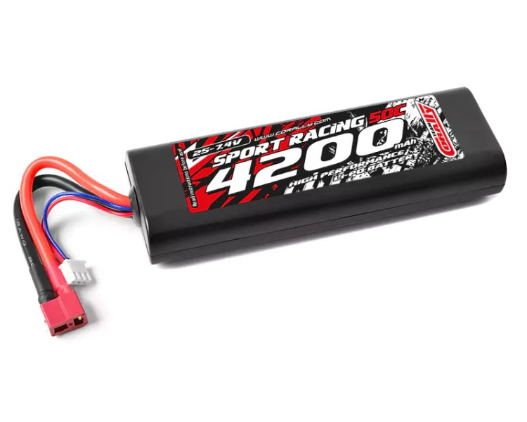 PACCO BATTERIE LIPO 7.4V 4200MHA 45C HARD CASE