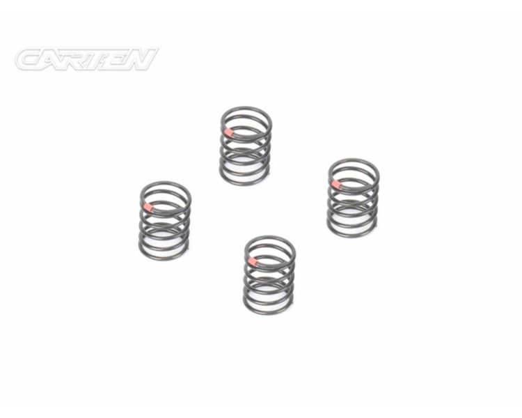 CARTEN MOLLE AMMORTIZZATORI 1,4X20MM ROSSE (4)