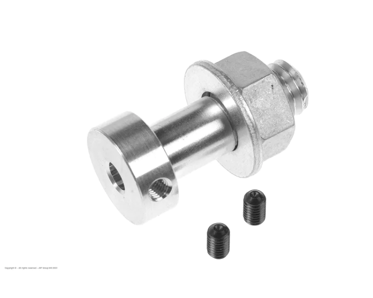 TRASCINA ELICA CON GRANO DI FISSAGGIO  M6 ALBERO 3MM TRASCINA ELICA CON GRANO DI FISSAGGIO  M6 ALBERO 3MM