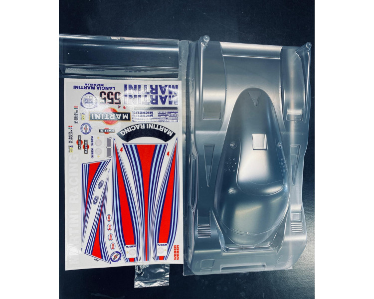 FENIX C 70 CARROZZERIA TRASPARENTE CON DECALS JAVELIN REPLICA LANCIA LC2 GRUPPO C FENIX C 70 CARROZZERIA TRASPARENTE CON DECALS JAVELIN REPLICA LANCIA LC2 GRUPPO C