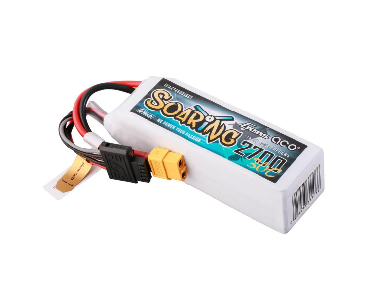 BATTERIA LIPO GENS ACE 4S 14,8V 2700MHA 30C G-TECH
