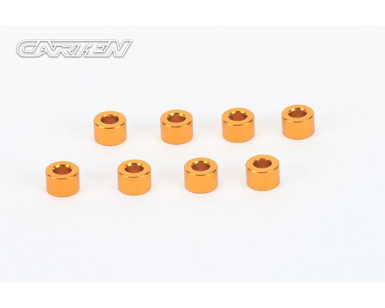 CARTEN DISTANZIALI ALLUMINIO 3X6X4MM (8) CARTEN DISTANZIALI ALLUMINIO 3X6X4MM (8)