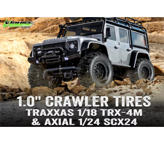 GOMME INCOLLATE CRAWLER CR-CHAMP 1.0 HEX 7MM 1/18-1/24 MINI CRAWLER (2) GOMME INCOLLATE CRAWLER CR-CHAMP 1.0 HEX 7MM 1/18-1/24 MINI CRAWLER (2)