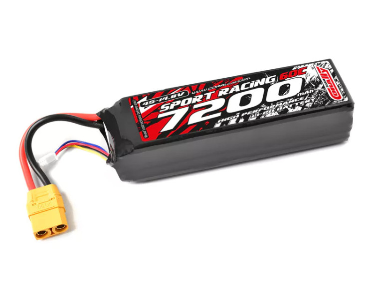PACCO BATTERIE LIPO 14,8V 7200MHA 60C