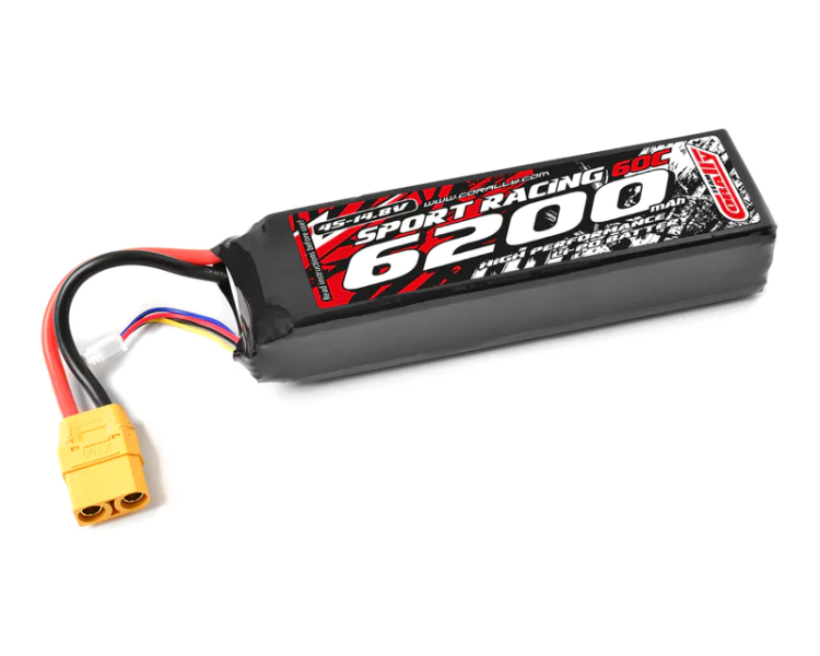 PACCO BATTERIE LIPO 14,8V 6200MHA 60C
