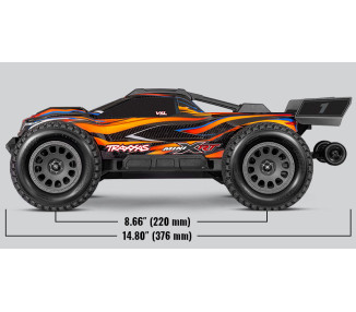 MINI XRT MONSTER TRUCK BRUSHLESS VXL-3S TQI TSM RTR