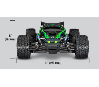 MINI XRT MONSTER TRUCK BRUSHLESS VXL-3S TQI TSM RTR