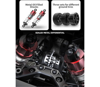 HYPER GO VOLKSWAGEN POLO R WRC 1/14 4WD BRUSHLESS CON GIROSCOPIO RTR