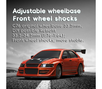 MICRO AUTO SPORT C76 RC 1/76 RTR 2,4GHZ