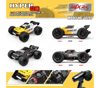 HYPER GO TRUGGY 1/14 4WD BRUSHLESS RTR
