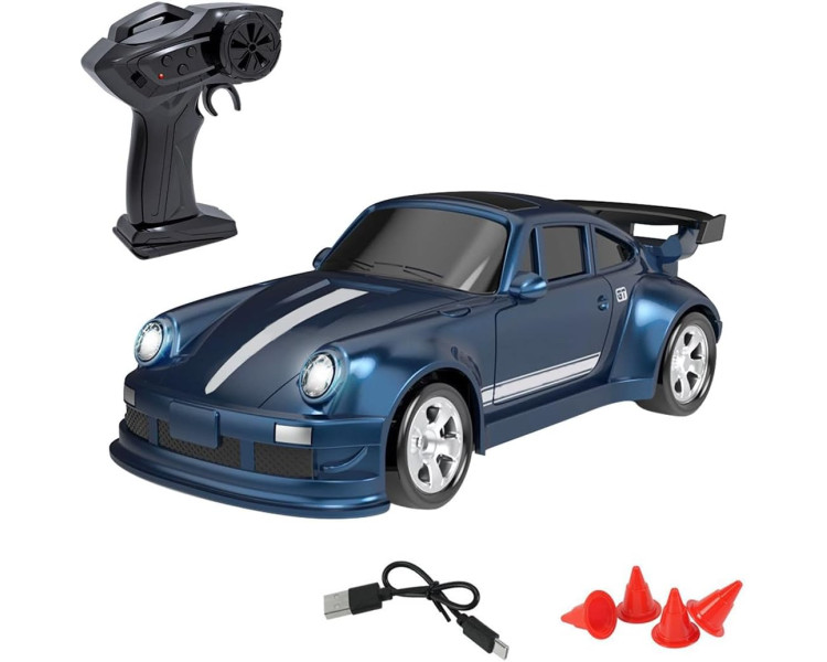 1/64 4WD 2.4G RC DRIFTING BLU/ROSA