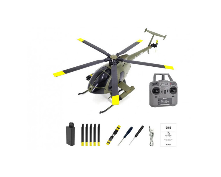 RC ERA ELICOTTERO RC MD500 2,4GH 4CH RTF 1/28