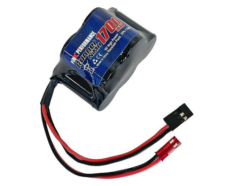 PACCO RX 6V NIMH 1700MHA PIRAMIDE DOPPIO SPINOTTO JR - JST