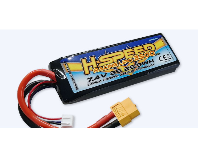 PACCO BATTERIE LIPO 7,4V 3500MHA TRX MINI MAXX