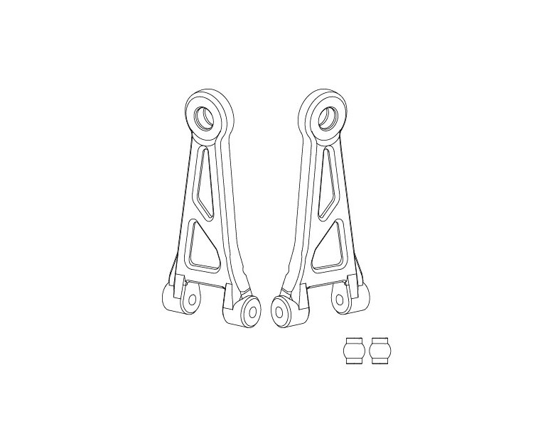 HYPER GO 1/14 BRACCETTI ANTERIORI SUPERIORI (2)