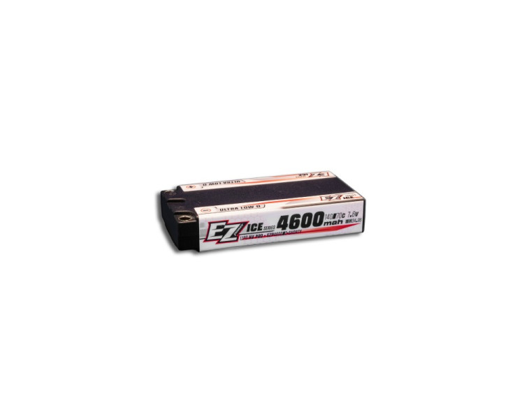 EZPOWER LIPO SHORTY HV ULCG 4600MHA 7,6V 2S 140/70C ICE SERIES PIN 5MM