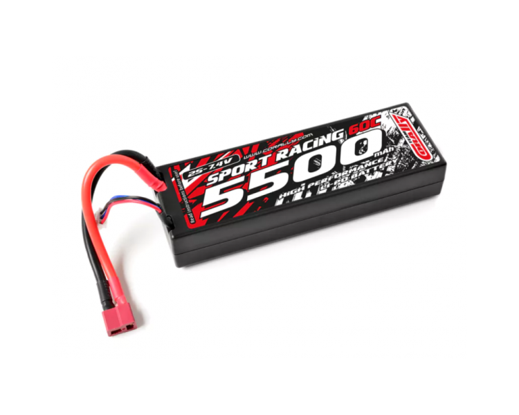 PACCO BATTERIE LIPO 7.4V 5500MHA 60C HARD CASE