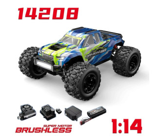 HYPER GO MONSTER TRUCK 1/14 BRUSHLESS RTR