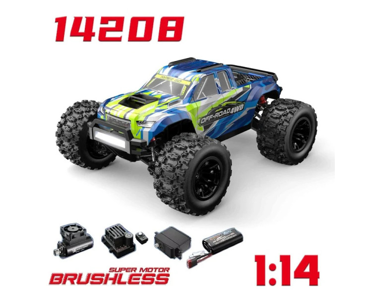 HYPER GO MONSTER TRUCK 1/14 BRUSHLESS RTR