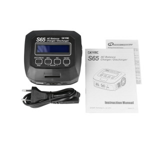 CARICABATTERIE S65 AC LIPO 2/4S 6A 65W