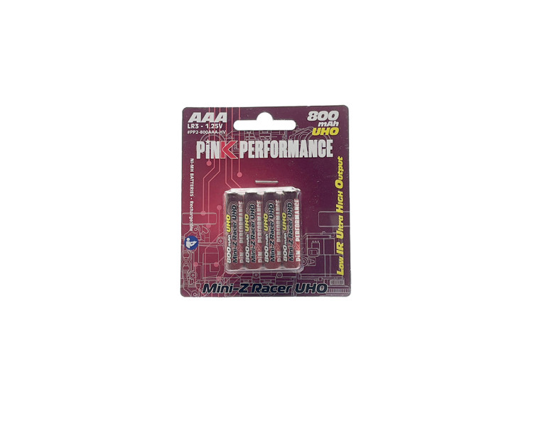 BATTERIE PINK MINISTILO HV AAA 1,25V NIMH 800MHA (4)