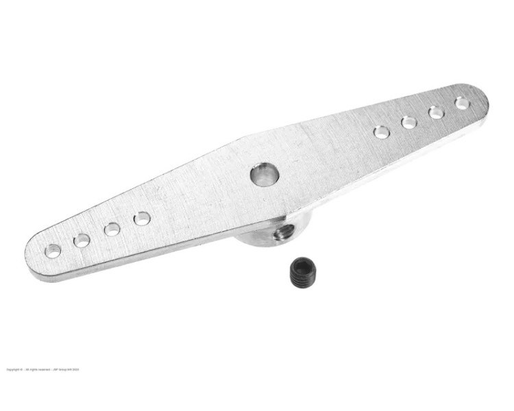 SQUADRETTA LUNGA A DOPPIO BRACCIO CON FORO 4MM