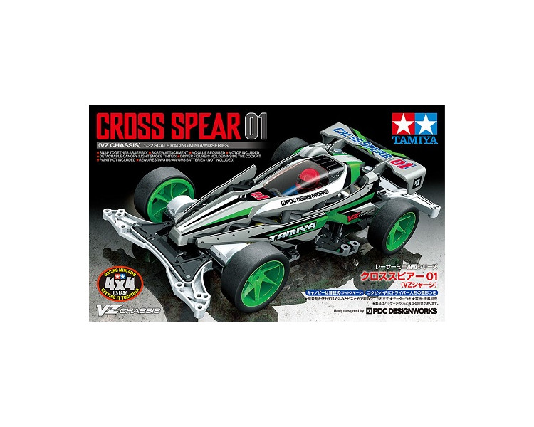 MINI 4WD CROSS SPEAR 01 TELAIO VZ CHASSIS