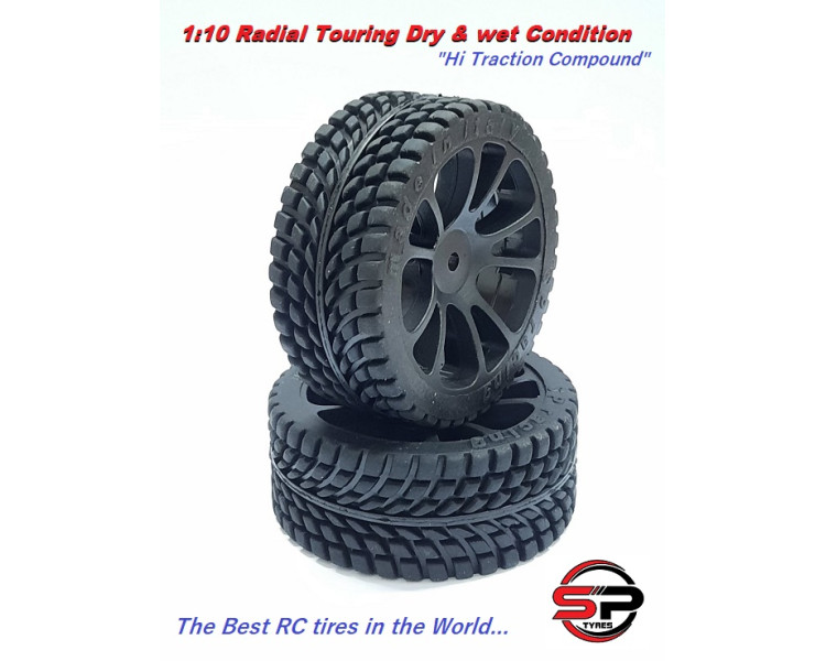 SP COPPIA GOMME RADIALI RALLY 1/10 SOFT