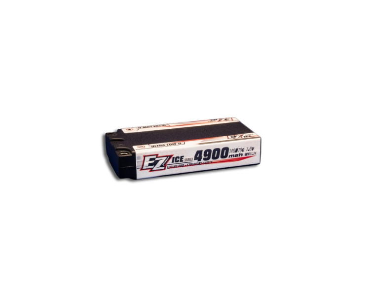 EZPOWER LIPO SHORTY HV LCG 4900MHA 7,6V 2S 140/70C ICE SERIES PIN 5MM