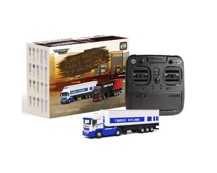 MICRO MOTRICE CON RIMORCHIO RC 1/76 RTR 2,4GHZ