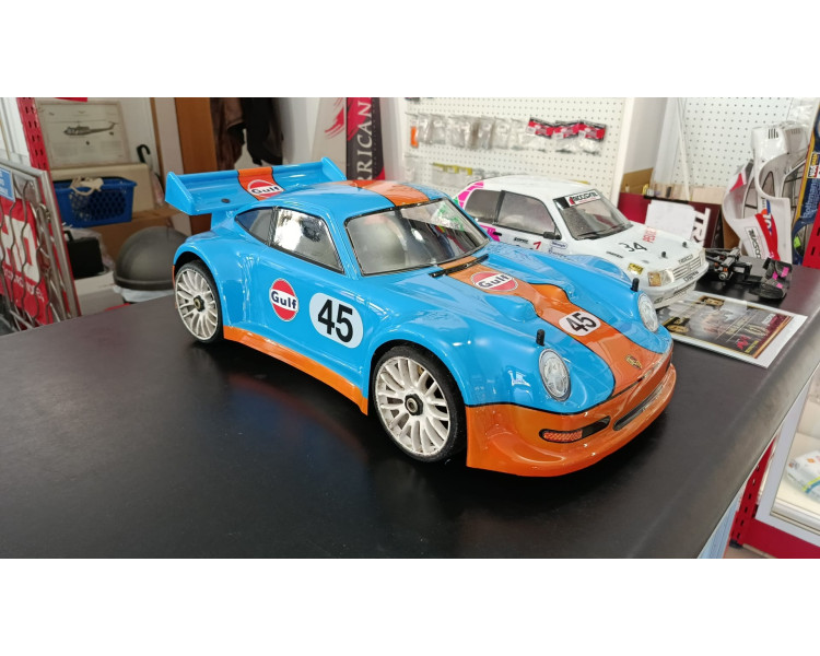 CARROZZERIA PORSCHE 911 1/8 RALLY-GAME SPESSORE 1,5 MM. CON ADESIVI E ALETTONE