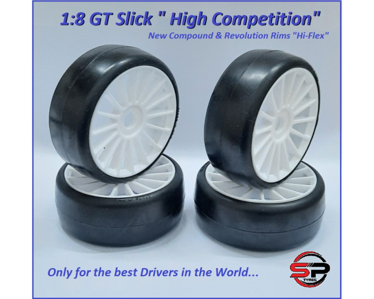 SP TRENO GOMME GT 1/8 GT8 SUPER SOFT TERMICA