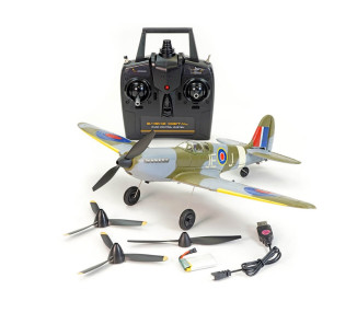 SPITFIRE MICRO AEREO RC STABILIZZATO  4CH RTF
