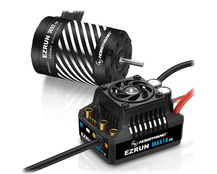 COMBO BRUSHLESS EZRUN MAX10 G2 80A + MOTORE 3652SD 3300KW