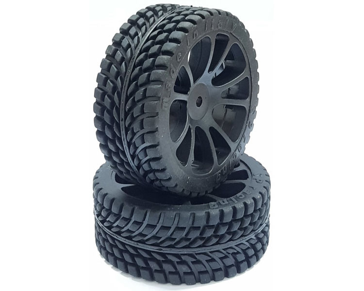 SP COPPIA GOMME RADIALI RALLY 1/10 HARD